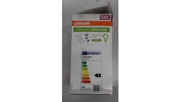 SALE OUT. Osram | Parathom Classic LED | E27 | 19 W | Warm White | DAMAGED PACKAGING