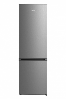 Midea Refrigerator | MDRB380FGE02A | Energy efficiency class E | Free standing | Combi | Height 180 cm | No Frost system | Fridge net capacity 199 L | Freezer net capacity 71 L | 41 dB | Grey