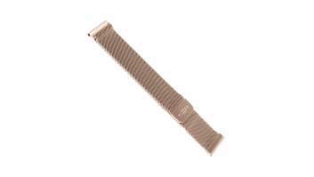 Fixed | Mesh Strap with Quick Release, 18mm, Stainless Steel Mesh Strap for Smartwatch | Gold