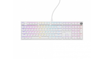 Genesis Thor 404 | Mechanical Gaming Keyboard | Wired | US | White | USB | Outemu Peach Silent