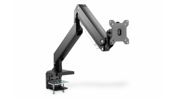 Digitus Desk Mount | Universal Single Monitor Mount with Gas Spring and Clamp Mount | Adjustable Height, Rotate, Tilt, Swivel | 15-35 " | Maximum weight (capacity) 15 kg | Black