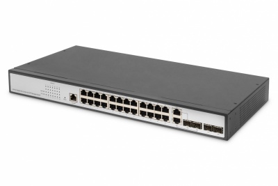 Digitus 24-Port Gigabit Switch | DN-80221-3 | Managed L2 | Desktop/Wall-mountable
