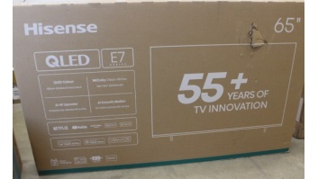 SALE OUT. Hisense 65E7Q 65" (164 cm) UHD QLED Smart TV | SALE OUT. Hisense UHD QLED Smart TV | 65E7Q | 65" | Smart TV | VIDAA OS | UHD | Black | DAMAGED PACKAGING