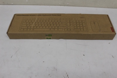 SALE OUT. Lenovo Essential Wireless Combo Keyboard & Mouse Gen2 Black-Lithuanian | Lenovo Essential Wireless Combo Keyboard & Mouse Gen2 | Keyboard and Mouse Set | Wireless | Mouse included | Lithuanian | DAMAGED SEAL | Black