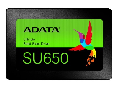 ADATA | Ultimate SU650 | ASU650SS-240GT-R | 240 GB | SSD form factor 2.5” | Solid-state drive interface SATA | Read speed 520 MB/s | Write speed 450 MB/s