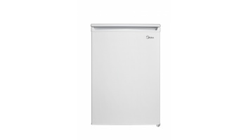 Midea Refrigerator | MDRD168FGE01 | Energy efficiency class E | Free standing | Larder | Height 84.5 cm | Fridge net capacity 97 L | Freezer net capacity 16 L | 39 dB | White