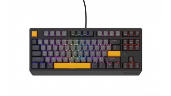 Genesis | THOR 230 | Mechanical Gaming Keyboard | Wired | US | Anchor Gray Positive | USB-A | Outemu Red