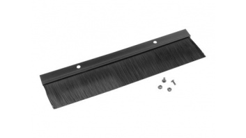Lanberg 19" cable entry brush panel | AK-1102-B | Black