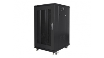 Lanberg | Rack cabinet 19" free-standing 22U/600x800 (flat pack) with mesh door | FF01-6822-23B | Black