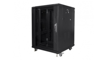 Lanberg | Rack cabinet 19" free-standing 15U/600x600 (flat pack) | FF01-6615-12B | Black