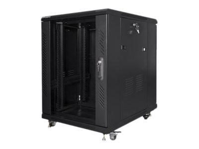 Lanberg | Rack cabinet 19" free-standing 15U/600x800 (flat pack) | FF01-6815-12B | Black