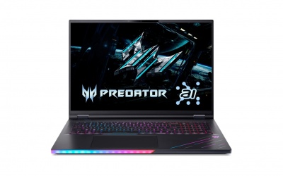Acer | Predator Helios 18 AI PH18-73-97UF | Abyssal Black | 18 " | Mini LED | WQUXGA | 3840 x 2400 pixels | 120 Hz | Intel Core U9 | 275HX | 64 GB | DDR5 | Solid-state drive capacity 1000 GB | NVIDIA GeForce RTX 5090 | GDDR7 | 24 GB | Windows 11 Home | Bl