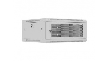 Lanberg Wall mounted installation cabinet 19" 4U 600X600 | WF01-6604-23S | Grey