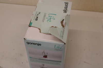 SALE OUT. Gorenje HBC564QW Blender, Hand, Power 560 W, White | Gorenje Blender | HBC564QW | Hand Blender | 560 W | Number of speeds Variable | Chopper | White | DAMAGED PACKAGING