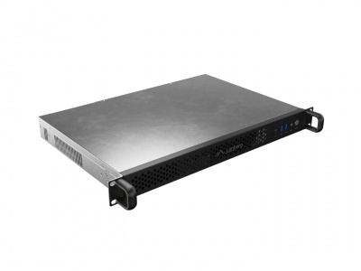 Lanberg Rackmount server chassis ITX 300/10 19"/1U | SC01-3001-10B | Black