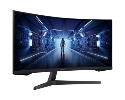 Samsung | Curved Monitor | LC34G55TWWPXEN | 34 " | VA | UWQHD | 21:9 | 165 Hz | 1 ms | 3440 x 1440 | 250 cd/m² | HDMI ports quantity 1 | Black | Warranty 24 month(s)