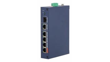 Switch|DAHUA|Switch type Managed|Switch layer L2|Form factor Desktop|4xRJ-45 ports|RJ-45 Ports Type Fast Ethernet (10/100)|4xFast Ethernet (copper) ports quantity|1xGigabit Ethernet (copper) ports quantity|1xSFP module slots quantity|1xFiber uplink ports 