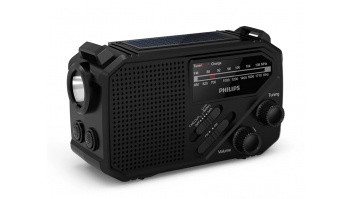 PHILIPS portatīvais kabatas izmēra radio, melns