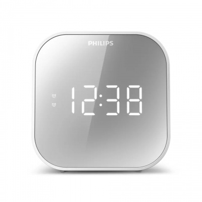 PHILIPS radio pulkstenis, balts