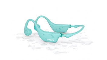 PHILIPS austiņas ar Bluetooth ar stīpu bērniem, zaļas