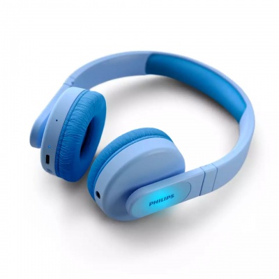 PHILIPS on-ear austiņas ar Bluetooth bērniem, zilas