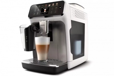 PHILIPS 4400 sērijas Pilnībā-automātisks Espresso kafijas automāts, balts