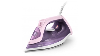 PHILIPS 3000 sērijas Tvaika gludeklis, 2200W, violets ar rozā
