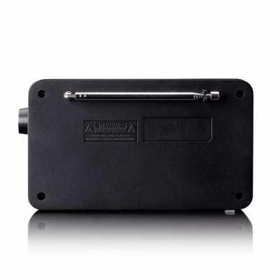 Lenco Pārnēsājams DAB+/FM radio ar Bluetooth® un uzlādējamu akumulatoru - melns