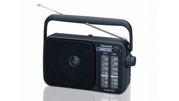 Panasonic portatīvais radio, melns