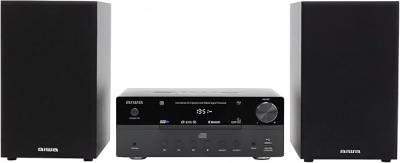 AIWA mikro mūzikas sistēma ar Bluetooth, melna