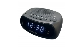 AIWA radio pulkstenis, melns