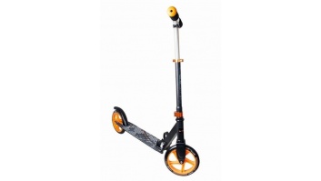 Muuwmi Aluminium Scooter skrejritenis 200 mm, melns/oranžs