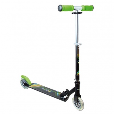 Muuwmi Aluminium Scooter NEON skrejritenis, 125 mm, ar gaismiņām