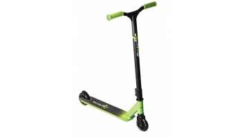 Muuwmi Stuntscooter skrejritenis 100 mm, melns/zaļš