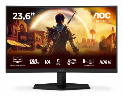 LCD Monitor|AOC|23.6 "|1920 x 1080 pixels|Full HD|Native aspect ratio 16:9|LED|Curved|C24G42E