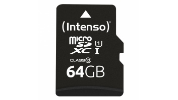 MEMORY MICRO SDXC 64GB UHS-I/W/ADAPTER 3423490 INTENSO