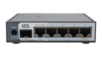 NET ROUTER/SWITCH 5PORT 1000M/HEX S E60IUGS MIKROTIK