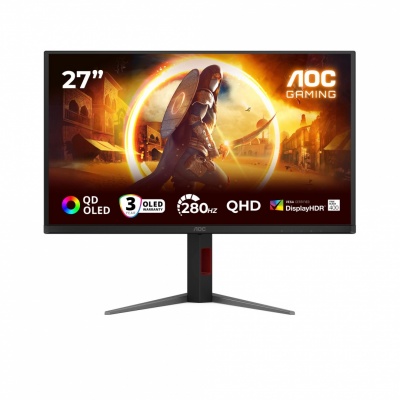 LCD Monitor|AOC|27 "|2560 x 1440 pixels|Quad HD|Native aspect ratio 16:9|QD-OLED|Flat|Q27G4ZD