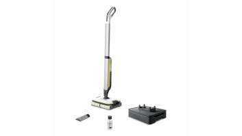 Vacuum Cleaner|KARCHER|Dry&wet|Electric broom|White/Black/Yellow|Bagless|Battery| 4.3 kg|1.055-701.0