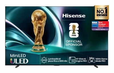 TV Set|HISENSE|100 "|4K Ultra HD|3840 x 2160 pixels|Flat|16:9|ULED|100U7Q