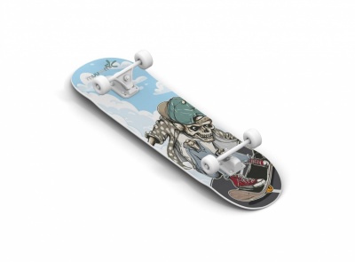Muuwmi Skateboard skrituļdēlis, ABEC 5, Skull
