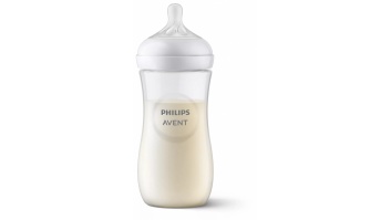 Philips Avent Natural Response barošanas pudelīte 330 ml, ātras plūsmas knupītis, 3m+