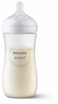 Philips Avent Natural Response barošanas pudelīte 330 ml, ātras plūsmas knupītis, 3m+