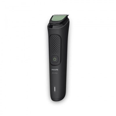 PHILIPS Multigroom series 3000 trimmeris (7-in-1), melns ar zaļu