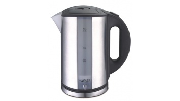 Adler | Kettle | AD 1216 | Standard | 2000 W | 1.7 L | Stainless steel | 360° rotational base | Stainless steel