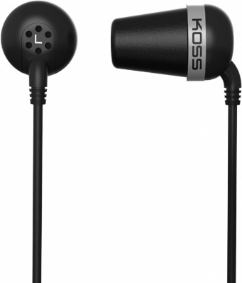 Koss | Headphones | The Plug | Wired | In-ear | Noise canceling | Black