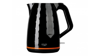 Adler | Kettle | AD 1277 | Standard | 2200 W | 1.7 L | Plastic | 360° rotational base | Black