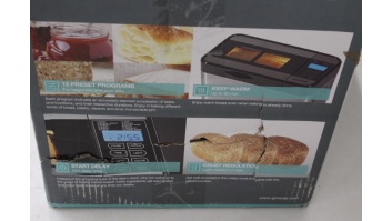 SALE OUT. SALE OUT. Gorenje | Bread maker | BM1400E | Power 815 W | Number of programs 12 | Display LCD | Stainless steel | DAMAGED PACKAGING