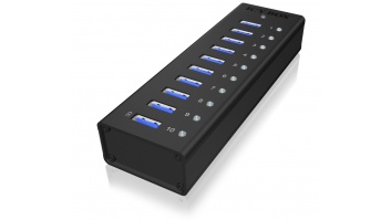 Raidsonic | 10 port USB 3.0 Hub | Icy Box IB-AC6110