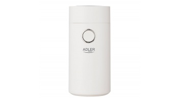Adler | Coffee grinder | AD4446wg | 150 W | Coffee beans capacity 75 g | Lid safety switch | White